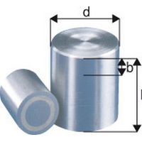 Imán cilíndrico, Ø d : 6 mm, altura l 10 mm, Reducción máxima. b 2 mm, Fuerza de retención : 2,0 N, Peso : 2 g