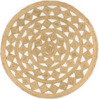 vidaXL Tapis fait à la main Jute tressée 180 cm