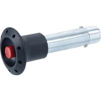 Ganter la norme Elements Boulon connecteur avec securite Axial (Cliquet) - Boulons - Acier - Acier galvanise diametre : 6 mm bleu passive, 1 piece, noir, GN 114.2-6-16