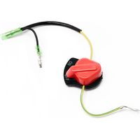 Wiltec Ein Aus Schalter für Strong 6,5-18 PS Motor – Benzinmotor Ersatzteil Einschalter Ausschalter – Einzylinder für Kleinmaschinen & Karts, 4-Takt Motor & OHV Ventilsteuerung