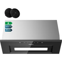CIARRA Cappa Gruppo Incasso 60cm 460m³/h 3 Velocità Comando Touch o a Gesto CD6931BK