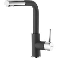 Alveus Siros - Spültisch-Einhebelmischer mit ausziehbarem Auslauf, carbon/Edelstahl 1129048