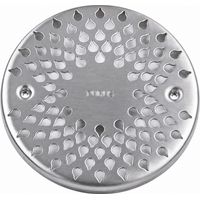 Grille de bonde de sol 150mm inox DROP 150 PURUS