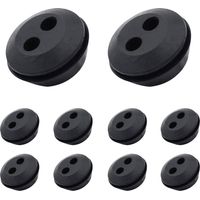 Fuel Tank Rubber Eyelets Fuel Tank Gasket 10PC 2 Holes Rubber Grommet Gasket Fuel Hose Cap Fuel Tank Rubber Cap