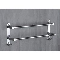 Porte-serviettes, porte-serviettes mural en acier inoxydable, pour salle de bain ou cuisine - 40cm