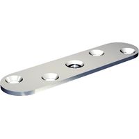 Platte zur Kantenbefestigung M10 MANTION - Gewindeloch - 25x100 mm - 0036