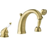 Badewannenarmaturen 3-Loch Bronze Retro