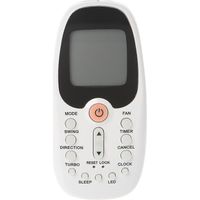 Télécommande domestique compatible avec le climatiseur Midea Komeco Comfee R06