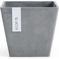 Ecopots Rotterdam 20 Blumentopf - L 20,3 cm x B 20,3 cm x H 17,8 cm - Innen- und Außenbereich