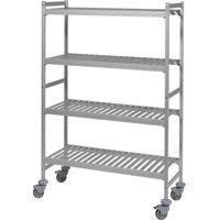 Rayonnage Mobile FERMOSTOCK 4 Niveaux 6811 - Profondeur 460 mm - Fermod