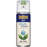 belton free Lackspray AQUAcolours 400 ml reinweiß matt Sprühlacke
