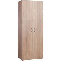 ARMADIO MULTIUSO DUE ANTE LINEA 'ESPRESSO' cm. 35 x 69 x h.200 - cemento