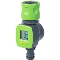 Ribimex – Raccord rapide à indicateur d'eau – Indication débit temps réel – Installation rapide entre robinet et tuyau – Pour arrosage jardin