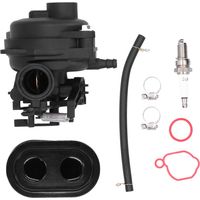 Vergaser-Reparatursatz + Luftfilter + Zündkerze für Rasenmäher 9P702 550EX 625EX 675EX 725 EXI 140 cm³ – robustes Kunststoff