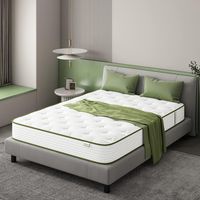 LANKOU Cool Blue Pocket Sprung 9-Zone Support System Orthopaedic Pocket Coil Mattress Medium firm