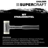 Halder Rückschlagfreier Hammer mit Stahlrohrstiel 40 mm