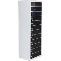 Casier Locker Noir 12 - Rangement & Chargement - pour ordinateurs portables et tablettes