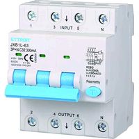 Differentialschutzschalter 3P+N 32A 6kA 300mA 380V 4 DIN-Module Ettroit JX263263