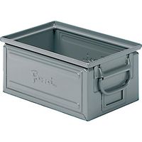 STAHLKASTENmm B300Xt200Xh145 Gr272-3A2 Grau Ral7000