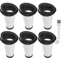 6 Stück Ersatzfilter für Grundig VCH9929L VCH9930 VCH9930 VCH9931 VCH9932 2 in 1 Akku-und Handstaubsauger,Hepa Filter Ersatzteile Teilenummer 9178013673 Staubsaugerfilter