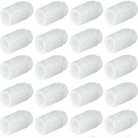 Cyclingcolors – Lot de 20 manchons d'écartement plastique M5 – Longueur 9,5mm pour vis bois 4mm – Fixation robuste pour meubles