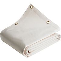 Schutzplane 3x3 m Cremeweiss - 8 Jahre Garantie TECPLAST - LP640MU - Wasserdichte PVC-Plane - UV-beständige Widerstandsfähigkeit