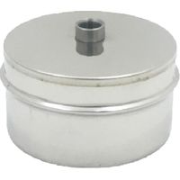 TAPPO CHIUSURA IN ACCIAIO MASCHIO CON SPURGO- Diam. 180- DK- pezzi 1