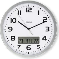 Hama Moorea Orologio da parete argento 30 cm di diametro