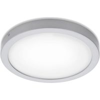 Lampe LED BRILONER LEUCHTEN FIRE, 21,4 W, 2000 lm, IP20, chrome mat, métal-plastique, Ø 30 cm