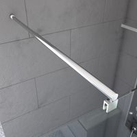 barre de fixation extensible pour douche a l'italienne - extensible 70 a 100cm - fixation murale