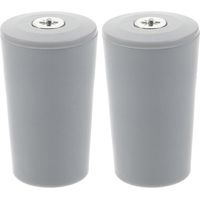 Lot de 2 butées pour volets roulants, fixations pour volets roulants, amortisseurs de butée, pièces détachées pour volets roulants-4.30X2.50X2.50CM