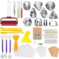 Stainless Steel Earring Cutters Set of 140 Earring Hooks Jump Rings Accessory