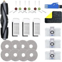 Set di 23 pezzi di ricambio FOREHILL per aspirapolvere Ecovacs Deebot X1 Omni, pezzi di ricambio X1e Omni, 1 spazzola principale, 6 spazzole laterali