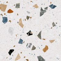 Eiffel Art Construction – Carrelage sol effet terrazzo coloré 60x60 cm – Grès cérame mat – Épaisseur 10 mm – Pour intérieur – Boîte de 1,44 m²