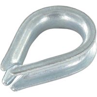 Cosse coeur LEGERE Pour Câble De 4 Acier zingué-400 pièces