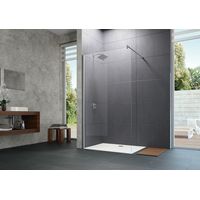 HÜPPE Design pure panel lateral, simple, travesaño, vidrio