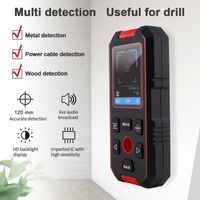 Détecteur mural Noyafa NF-518S, Télémètre laser, appareil de mesure multifonction, pour la détection de métaux / bois / courant alternatif, niveau numérique