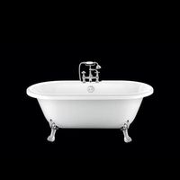 Vasca da bagno freestanding con piedini CHELSEA Bianca 170 cm Piedini di leone Cromati