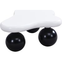 TABLE Nuage LED Multifonction Sécurité MDF Noir Blanc
