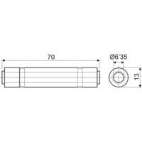 Adaptador JACK 6,3 Hembra-Hembra Stereo