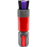 ALLIANDISBrosse Anti-rayures, Sans Trace Brosse à Poussière pour Accessoire Dyson, pour Embout Aspirateura Dyson V7/V8/V10/V15, Brosse à Poussière sans Rayures pour Aspirateur Dyson (Rouge)