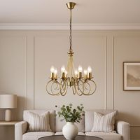 Lampadario in ottone antico a sospensione lampadario a soffitto illuminazione sala da pranzo soggiorno lampada a sospensione