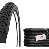 50 COPERTONI 20 X 1.95 Pneumatici in Gomma per MTB Bambino Bici Bicicletta 20 Copertoni tassellati Mountain Bike Ecovelo