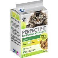 Perfect Fit Natural Vitality 1+ Truthahn & Huhn Katzenfutter 6 x 50g