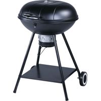 Barbecue aus Holz in Kugelform