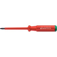 PB Swiss Tools Pozidriv-Schraubendreher SwissGrip, vollisoliert, Kreuzschlitzgröße 2