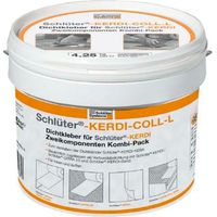 Schluter – Colle d’étanchéité bi-composant pour zones humides – Dispersion acrylique sans solvant – Collage natte KERDI et bandes KEBA – 4,25 Kg