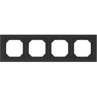 Montagerahmen vilma-electric 4pl black qr 1000 Polycarbonat 4-fach
