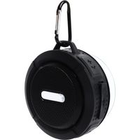 Enceinte Bluetooth sans fil portable mini enceinte Bluetooth étanche IPX7 petite enceinte pour les fêtes en voiture et en extérieur, noire