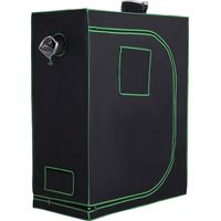 Serra Idroponica da Interno in Mylar con Prese d'Aria Regolabili 120x60x150 cm